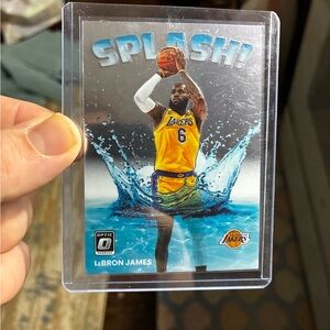 Panini Lakers Splash Card with Blue and Yellow